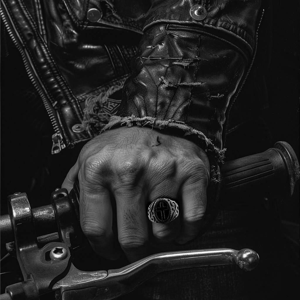 Pánský ocelový prsten Cruxtor (6)